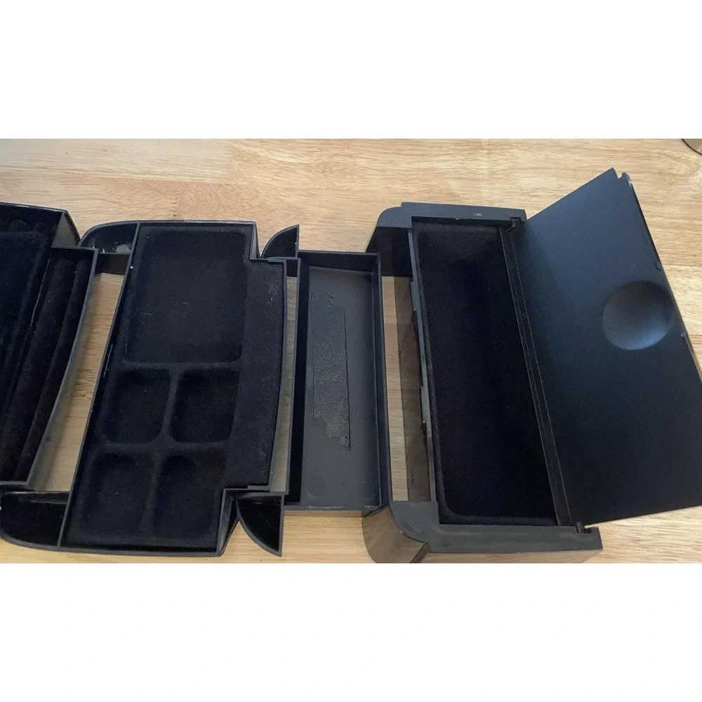 The Jewel Kit by Ingenious Designs Vintage Accordion Style Black Jewelry Box